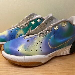 Nike LeBron XXI 21 Basketball Shoes Size Youth 3Y Blue Green White FN4305-900